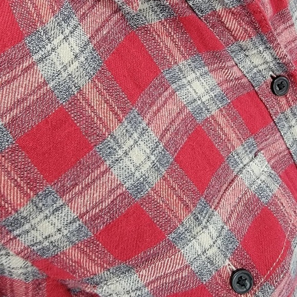 Madewell Flanel Plaid Long sleeve button up - Picture 5 of 10